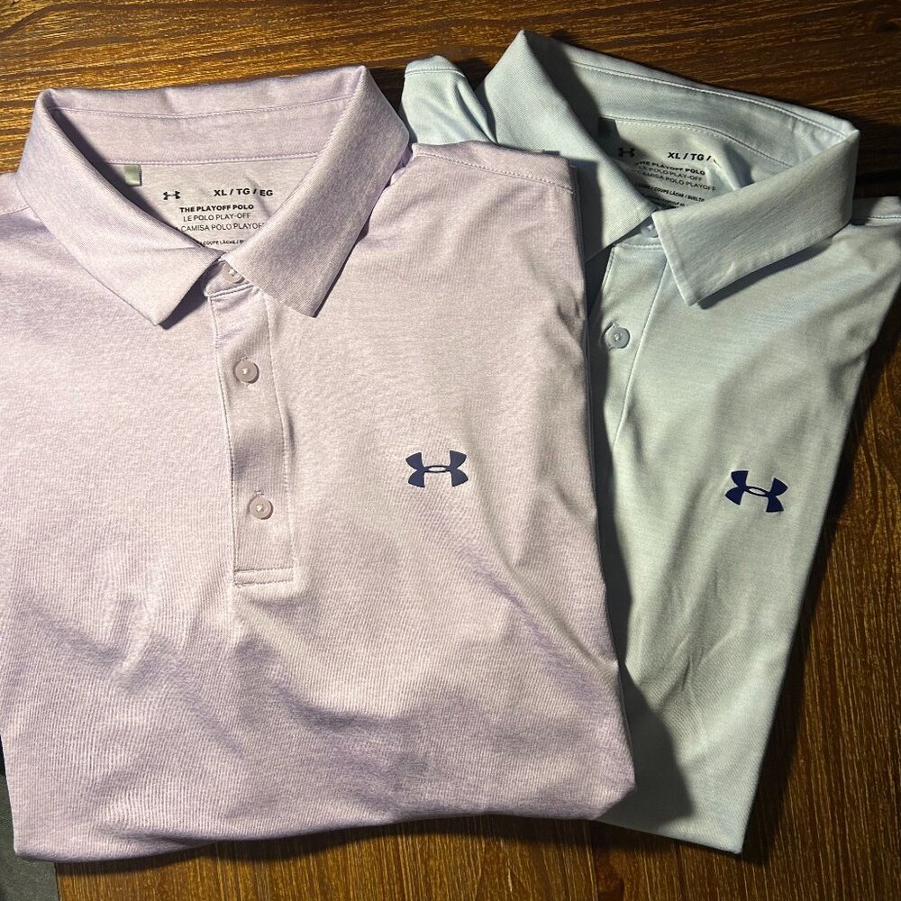 Under Armour Playoff Polo XL - 2 Shirts
